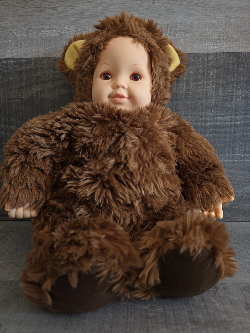 Anne Geddes 1997 “Baby Bear” Bean Bag Plush Doll as Teddy Vintage b271